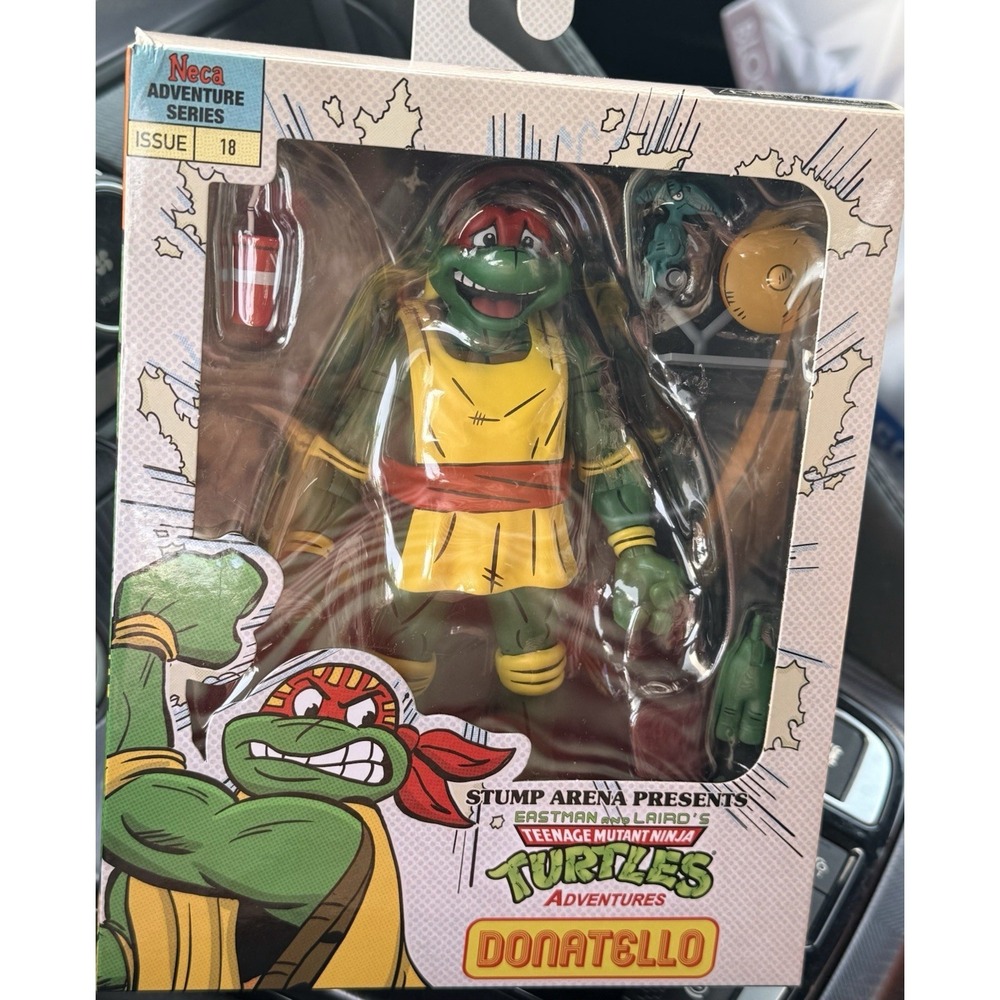 NECA Teenage Mutant Ninja Turtles Adventures Donatello Stump Arena - NEW